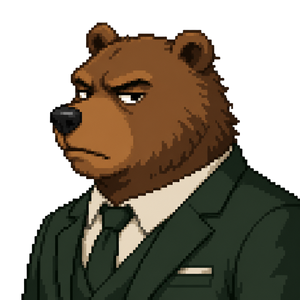 Bear agent portrait